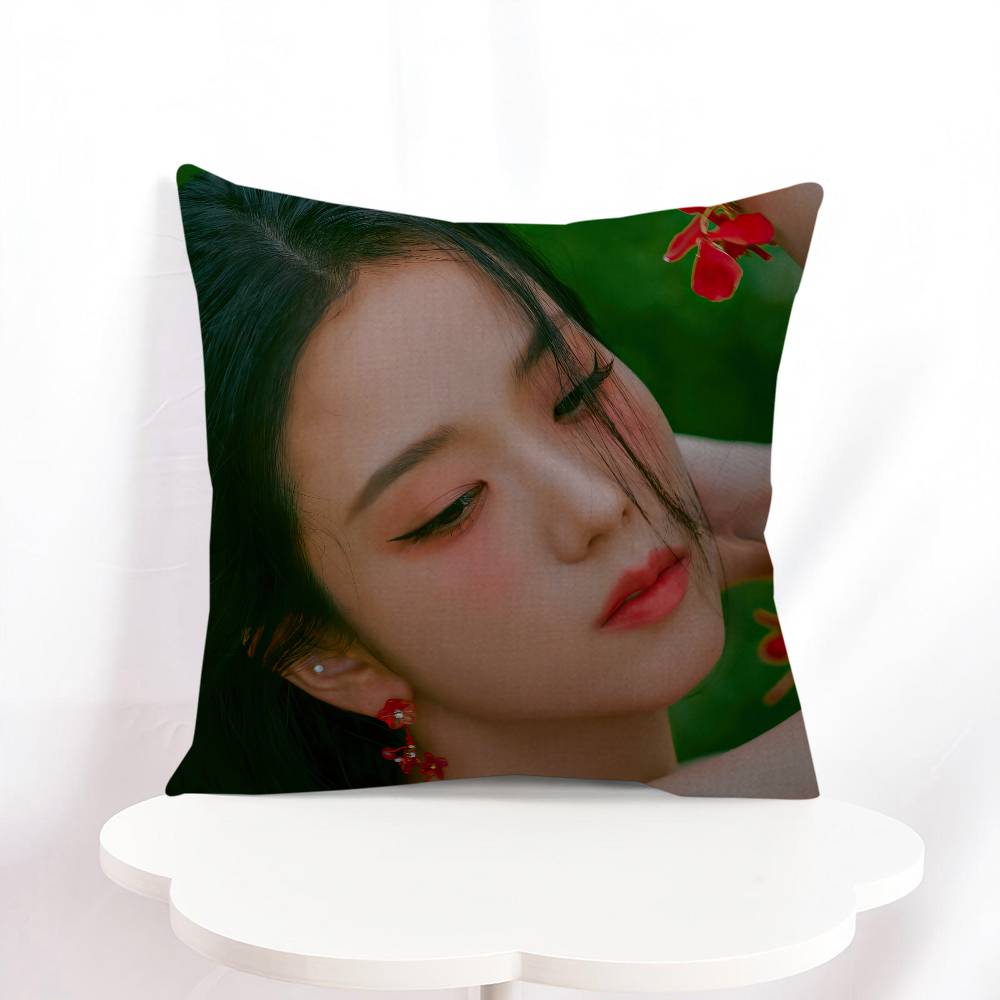 

K-Kim J-Ji S-soo Personalized Picture Text Home Decorative Pillows Household Gifts 45x45cm 16x16Inch