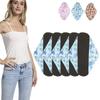 5pcs Menstrual Pads Washable Reusable Leakproof Bamboo Charcoal Panty Liners for Women  Size