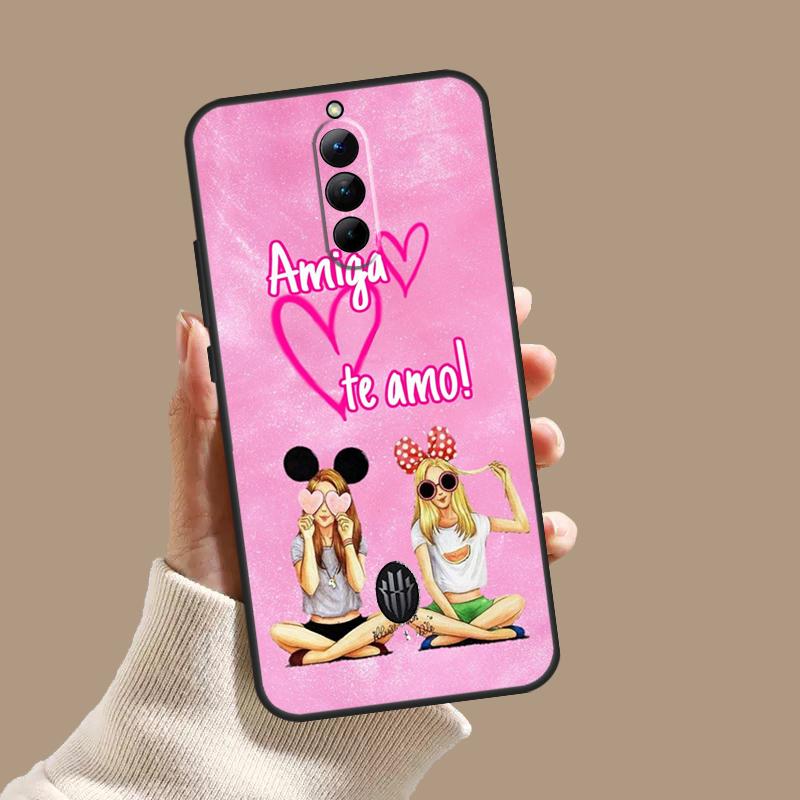 Girls Bff Best Friends Forever Always Case For ZTE Nubia Red Magic 10S 9S 8S 8 9 10 11 Pro Plus 6 7 6S 7S Pro 5G 6R 10 Air Cover