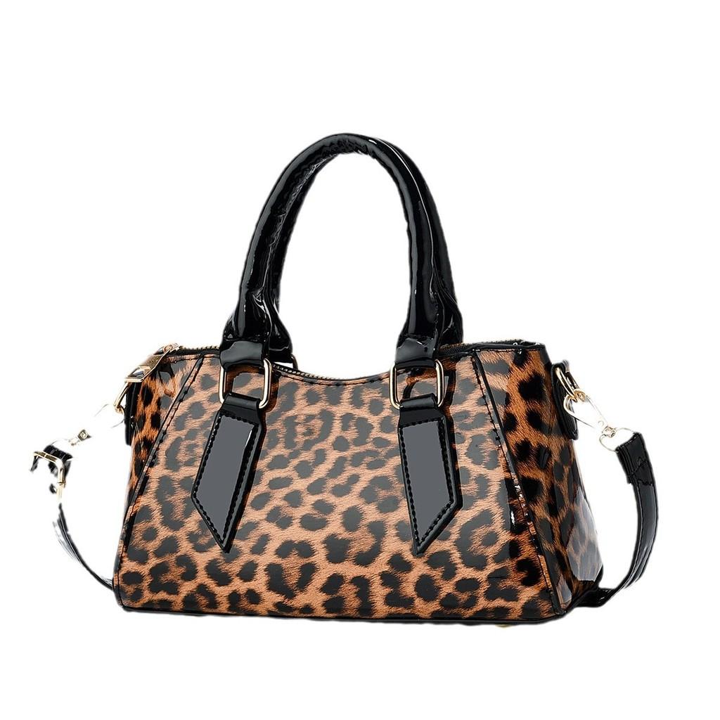Large Capacity Trendy Shoulder Bag In Leopard Print For Daily Urban Use Women By