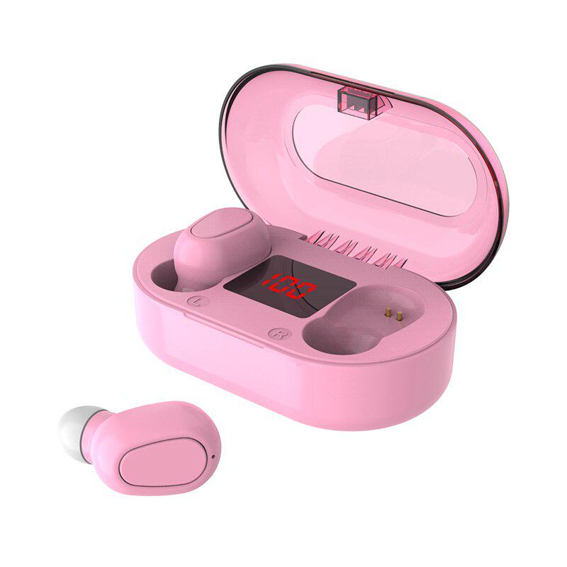 

L22 TWS Mini Earphones Wireless Bluetooth Music Headphones HIFI Waterproof Earbuds Bass Sound Headset Works On All Smartphones розовый