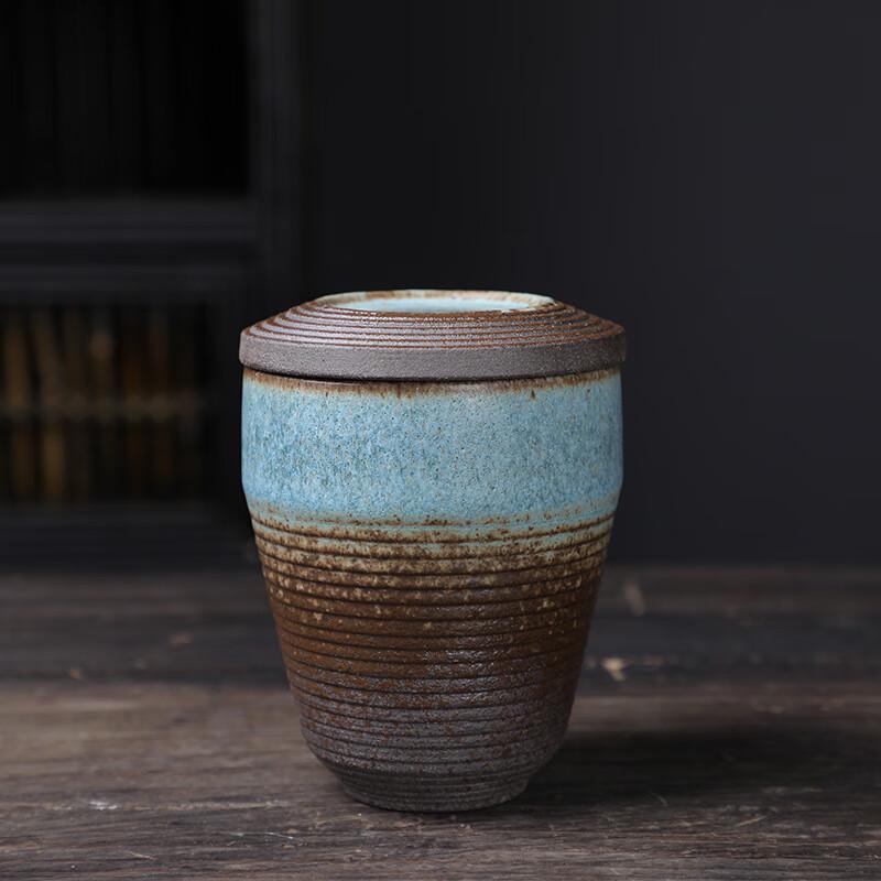 

Japanese Retro Ceramic Teacup with Lid