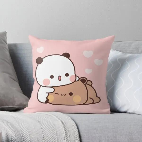 Office Living Room Home Pillowcase Cute Cartoon Printed Pattern Pillowcase Car Ornaments