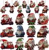Set Wooden Christmas Dwarf Gnome Decoration Christmas Tree Decoration Wooden