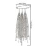 Exaggerate Long Tassel Chain Brooch Heart Imitates Pearls Multi-Layer Chain Multi Functional Fixed Pin Pants Clothes Decoration