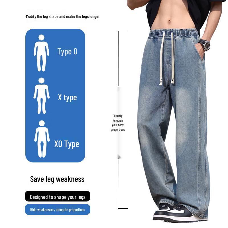 Warrior Men's Loose Fit Retro Denim Jeans