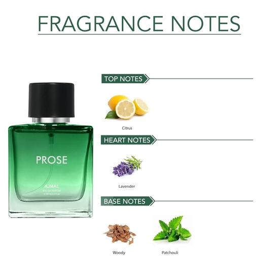 Ajmal Prose Eau De Parfum Parfum Fougère, 100 ml