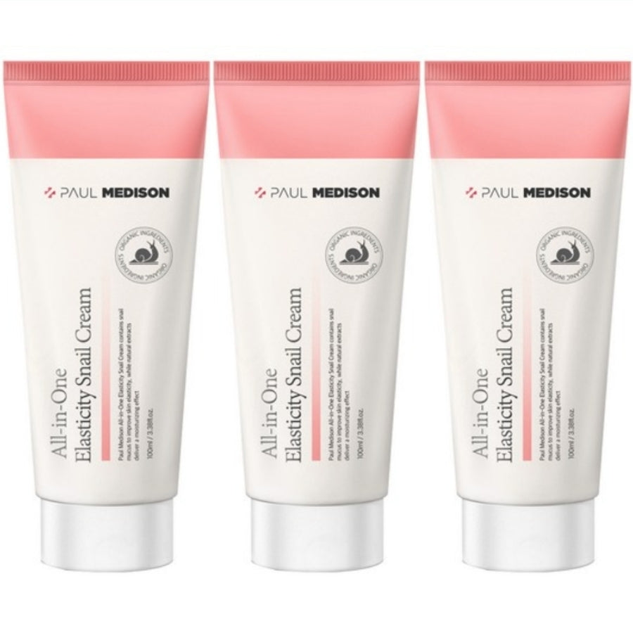 Paul Medison All-in-One Elasticity Snail Cream 100ml*1Pc/3Pcs/5Pcs