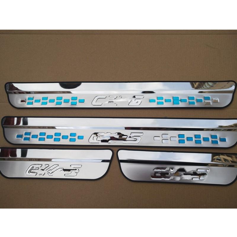 Pentru Mazda CX5, accesorii pentru pedala pragului usii, protectie pentru prag, placuta de scufundare, autocolant pentru masina, stil 2017