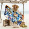 Bluey's Adventure World Customized Name Beach Towel Soft Durable Quick-Dry Suitable for Swimming Gym Camping Yoga Vacation