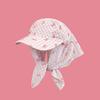 Berretto Bandana a Quadri con Laccetti Incrociati e Visiera - Cappello da Donna per Primavera/Estate Protezione Solare Stile Pastorale