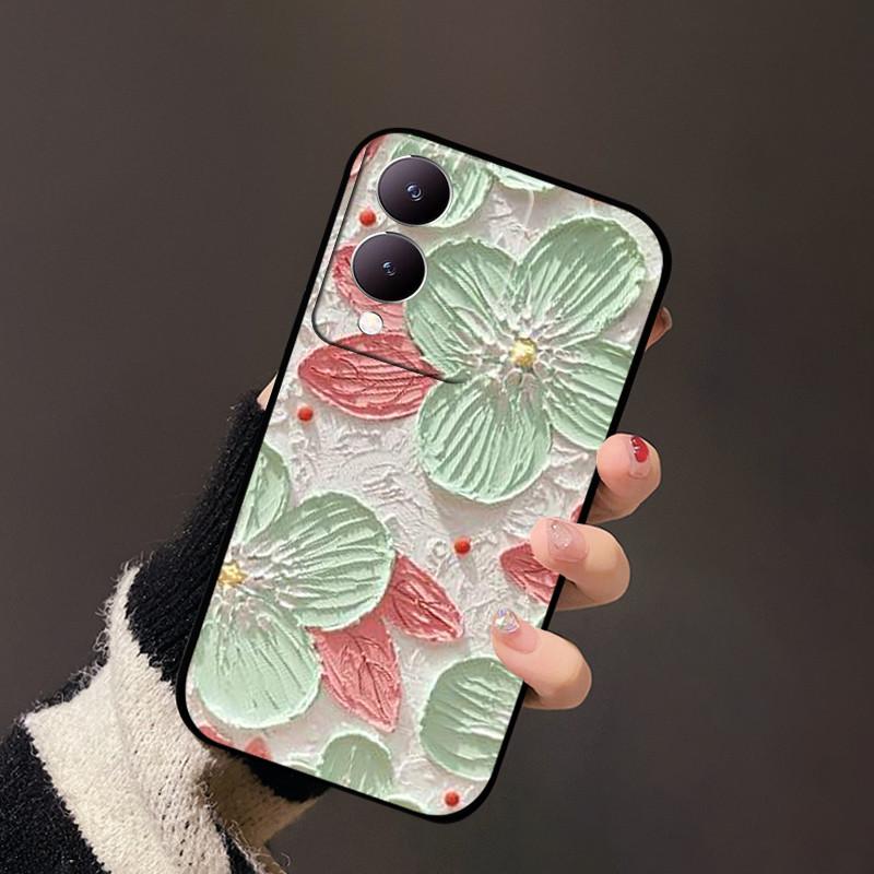 Für Vivo Y17s Handyhülle Y33t Y12 4G Weiches Silikon TPU Hüllen Für Vivo Y36 Y36m Y36i Y28 G2 5G Cartoon Rückseitenabdeckung Schutzhülle