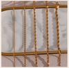 Classic 2/3/4/5MM Gold Plated Stainless Steel Rope Twist Chain Necklace for Men Women Waterproof Fade Resistant