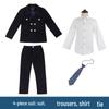 2022 Autumn/Winter Boys' Striped Blazer Suit Set - Formal Wear for Flower Boys and Hosts