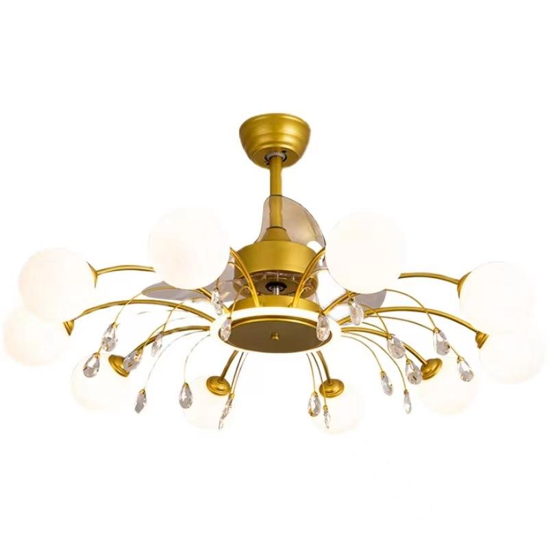 Modern Ceiling Fan Lights Home Decoration LED Chandelier Living Room Kitchen Lighting Chandelier Room Lights Ceiling Lights