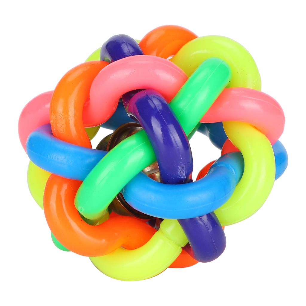 Pet Vocal Toy Dog Colorful Soft Bell Durable Chew Toys Small Dog Toy Squeak ToysMedium 7.5cm   3in