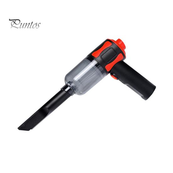 

Беспроводной пылесос с мощным всасыванием и низким уровнем шума, перезаряжаемый через USB автомобильный пылесос для удаления шерсти домашних животных оранжевый