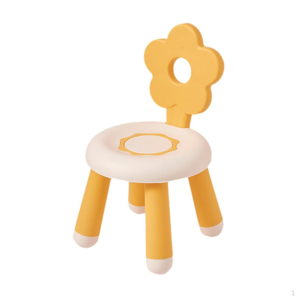 Baby Learning Chair Low Stool Ergonomic Kids Furniture Small Bench Thickened Seat for Indoor and
