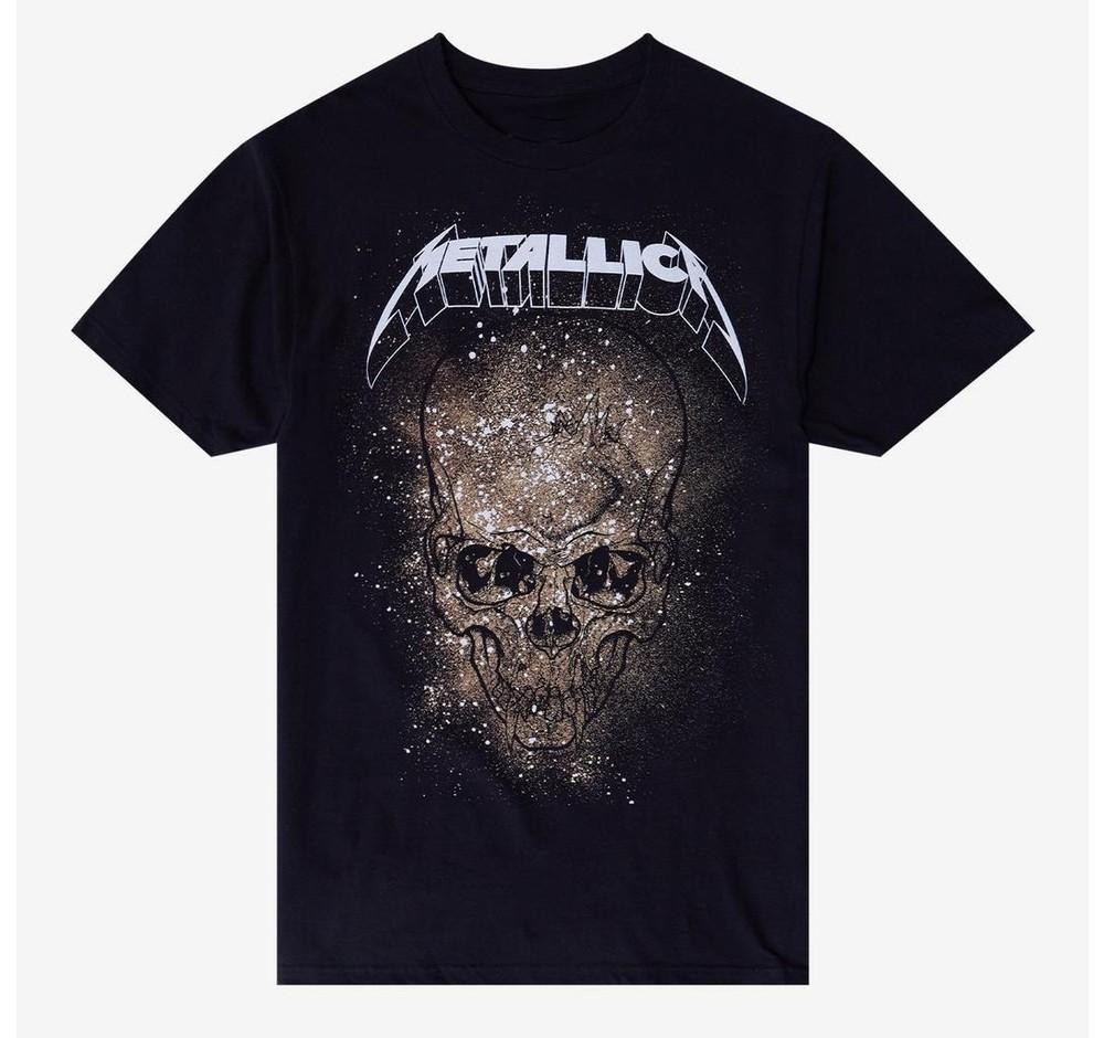 Metal*lica Splattered Demon Skull T-Shirt Size S-5XL Fanmade Unisex T-Shirt L