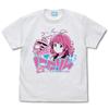 Liebesleben! Nijigasaki High School Idol Club Tennoji Rina "Nikorimu" Cyber Pop Grafik Weißes T-Shirt | Anime Idol Fan Streetwear Merch Tee