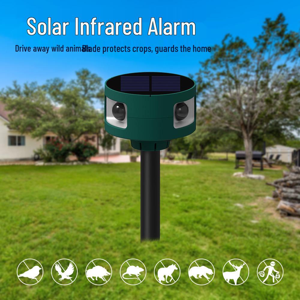 2024 Solar 360° Animal, Bird, and Rodent Ultrasonic Repeller