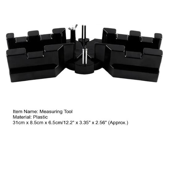 Instrument de Măsurare și Tăiere Mitră 2-în-1 Echer Unghiular de Înaltă Precizie Design Compact Unghi de Tăiere Reglabil pentru Ferăstrău Mitră