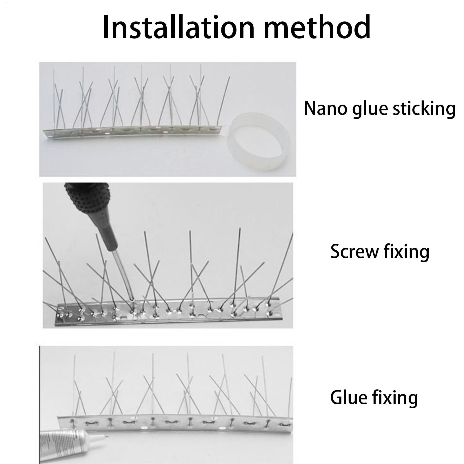 

Bird Repeller Spikes Against Pigeons Scare Bird Guard Device Outdoor Repellent Anti Garden Supplies Dissuasore Gadget Scarecaper China Mainland