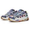 Kappa Color Block Spliced Deconstructed Thick Sole Low Top Sneakers Unisex sneakers White Blue Red K0DZ5CS21-012