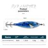 8cm Size Cuttlefish Egi Squid Lure Glow Feature Horizontal Design Squid Jig 5.6g Weight Hard Bait Wood Shrimp Lure Squid Fishing