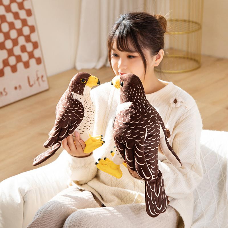 New 18-30cm Owl Plush Toys Room Decor Stuffed Realistic Animals Pillow Soft Funny Bird Dolls for Adults Birthday Gifts