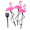 Solar Flamingo Light LED Outdoor Courtyard Lamp Garden Light Waterproof Stake Light Pathway Decor Solar Patio Ground Lantern
