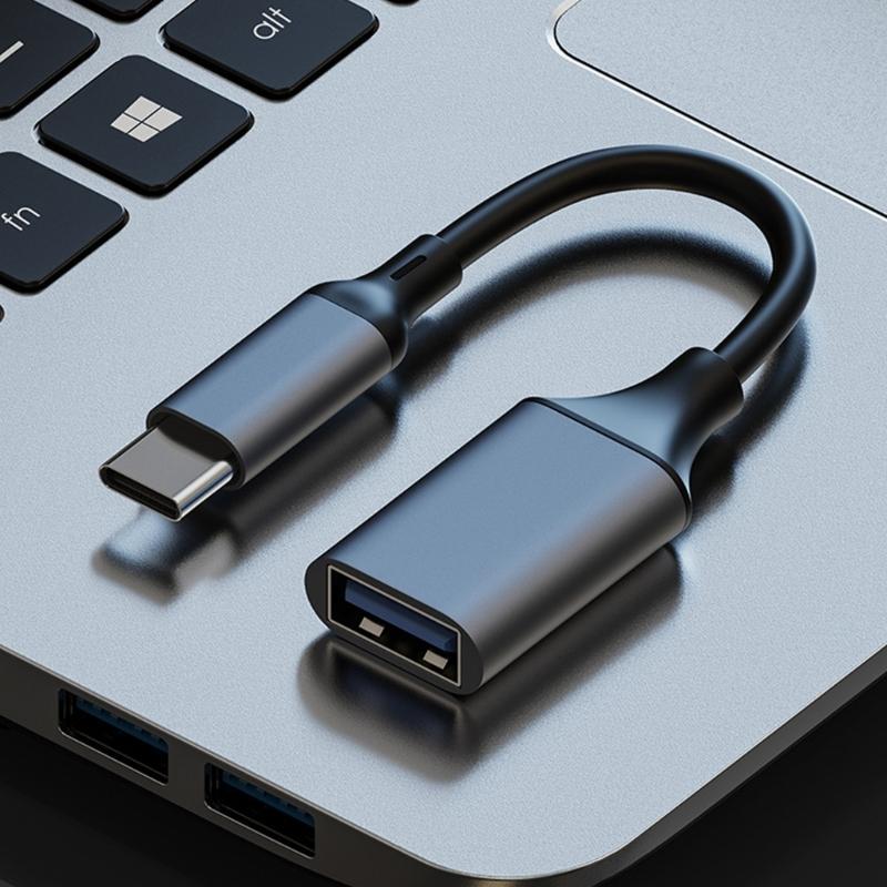 USB C To USB3.0 Adapter Cable Fast Speed Type C Male To USB3.0 Female OTG Converter for Phones Computers and More