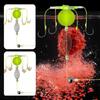 4Pcs AntiBottom Small Exploding Hook Fishing Baits Cage Four Hook AntiWinding Fishing Spring Baits Cage Easy to Use