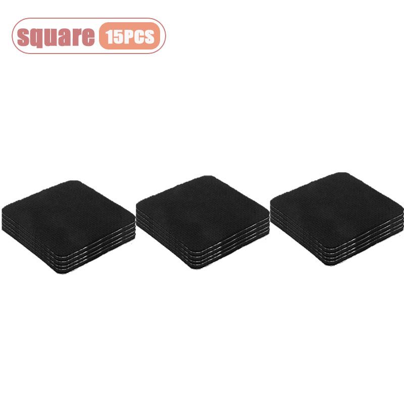 Heavy Duty Hook and Loop Adhesive Tape for Securing Bed Sheets Sofa Cushions and Rugs Non Slip Nylon Sticky Pads