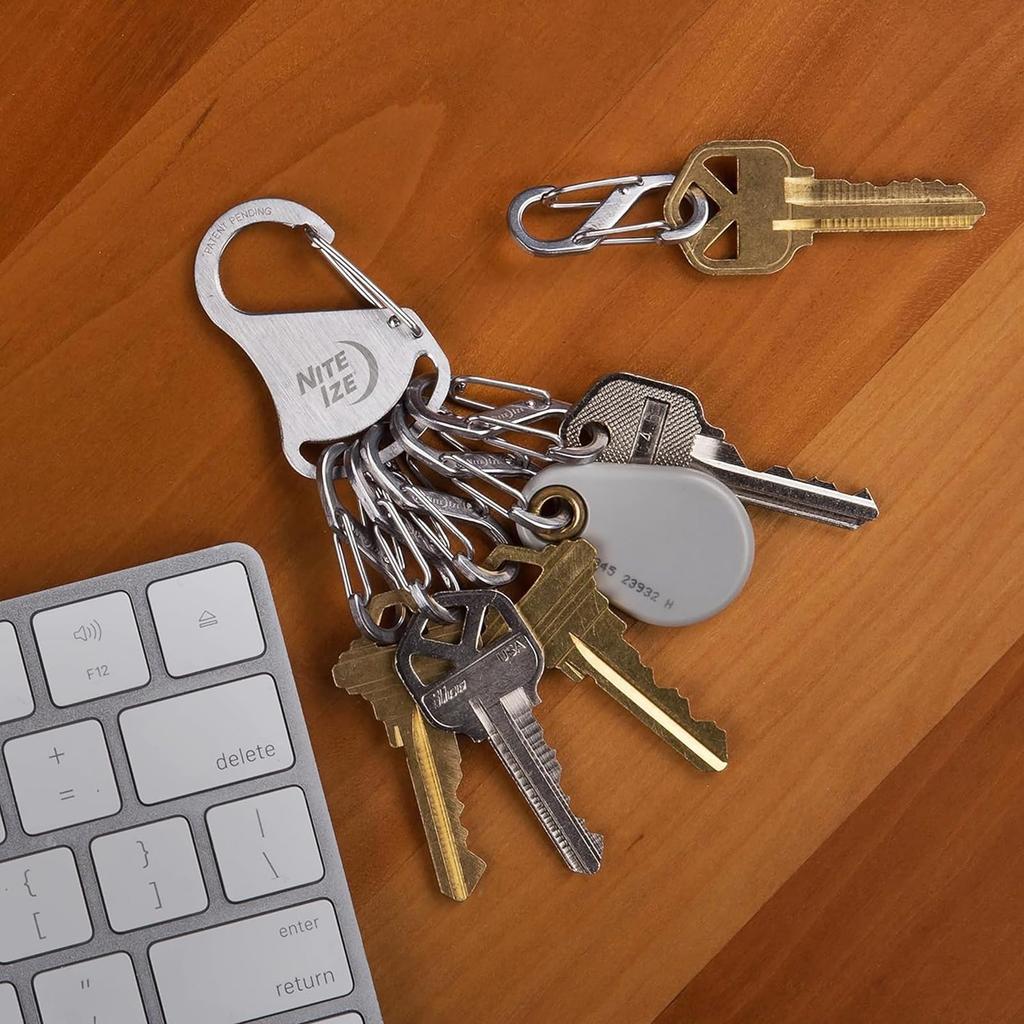 NITEIZE KeyRack Steel Black KRS-03-01 | Official Japanese Product | Durable Key Holder Clip