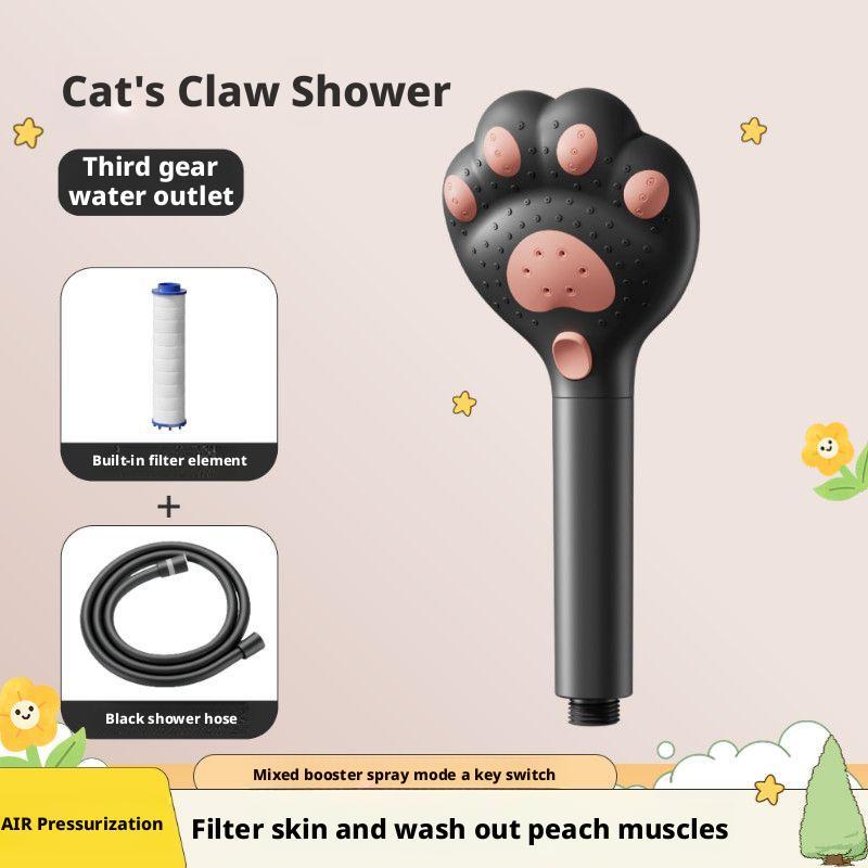 Pressurized Shower Head Hose Set Shower Bath Filter Water Heater Handheld Shower Cute Pressurized Home Shower Head Hose Set