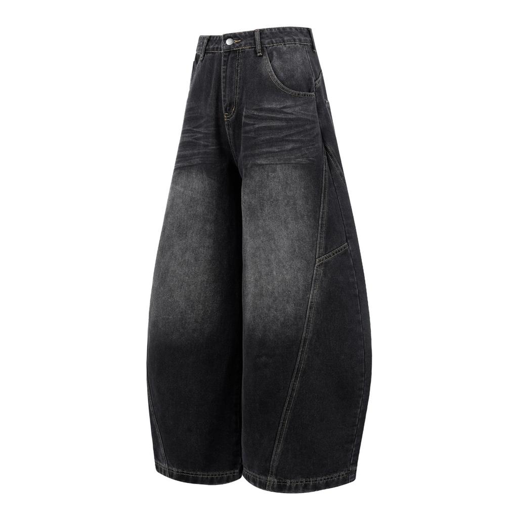 ZYLLO Baggy Jeans Unisex Y2K Trendy Casual Wide Leg Denim Pants High Street Oversize Trousers American Style Streetwear Fashion
