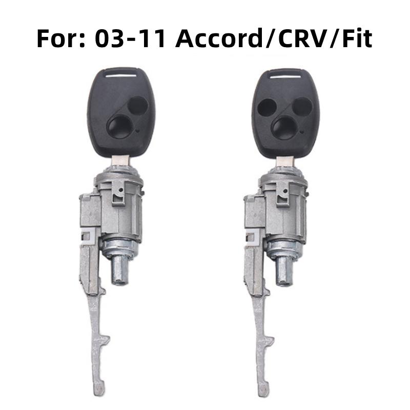 Car Ignition Lock Cylinder For Honda 2003-2011 Accord Fit CRV Auto Ignition Switch Lock Core Barrel With 1Pcs Key