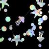 4.5m Guirlandă colorată cu Baloane Sirene Stele de Mare Meduze din Hârtie Guirlande Petrecere Sirene Petrecere de Ziua de Naștere Sub Apă