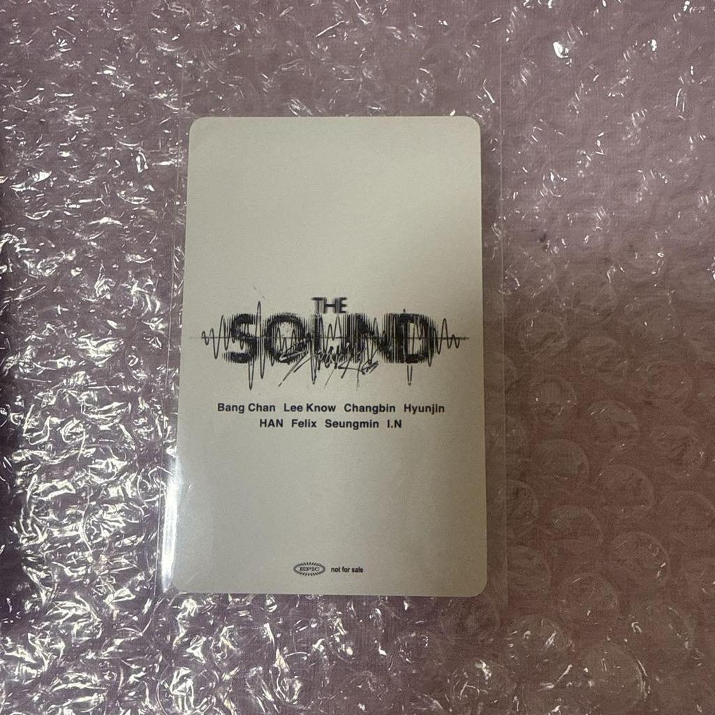 [USED] Stray Kids Unit Trading Card Thesound Hyunjin