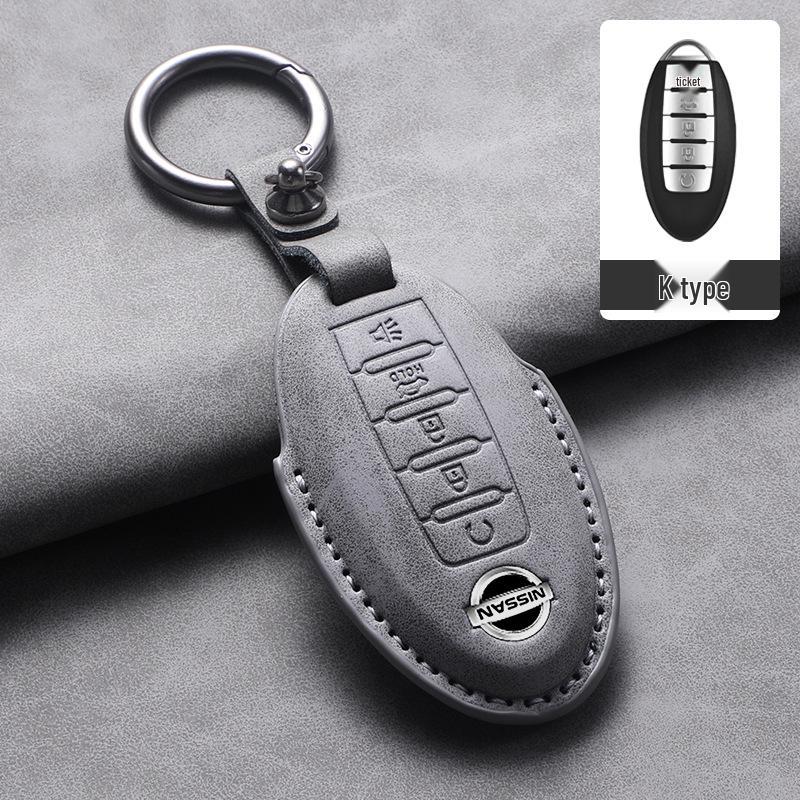 Nissan Suede Key Holder for Sylphy, Qashqai, X-Trail, Bluebird, Terra, Teana