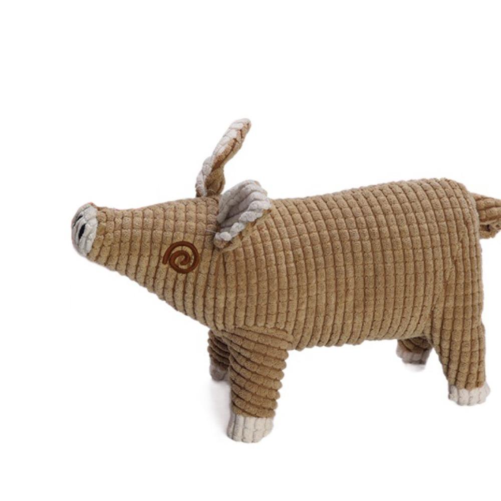 

Собака Интерактивные Игрушки для Собак в Форме Поросенка Плюшевые Игрушки-Пазлы Милая Игрушка для Жевания Питомца Щенок кофейный