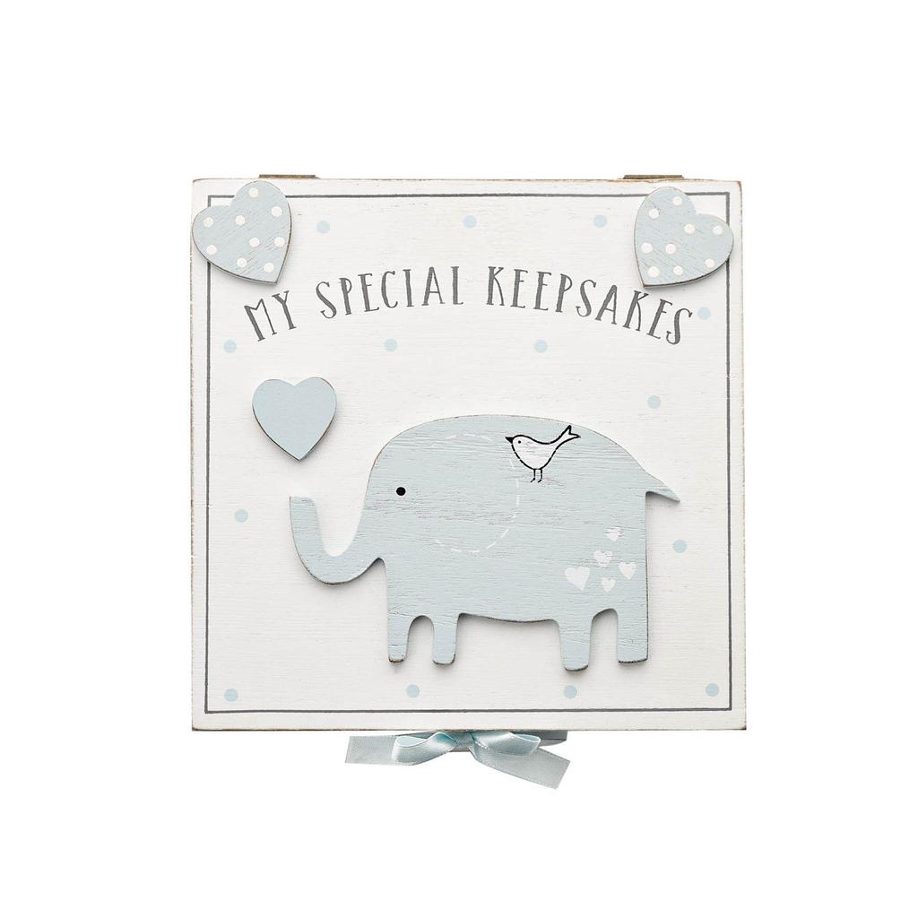 Petit Cheri' My Special Keepsake Box 16cm X 16cm - Blue