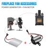Universal Thermoelectric Fireplace Fan Repair Kit - Motor & Power Sheet