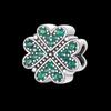 925 Sterling Silver Green Series Flower Tree Apple Pendant DIY Fine Beads Fit Original Charms Bracelet Women Jewelry Diy 1