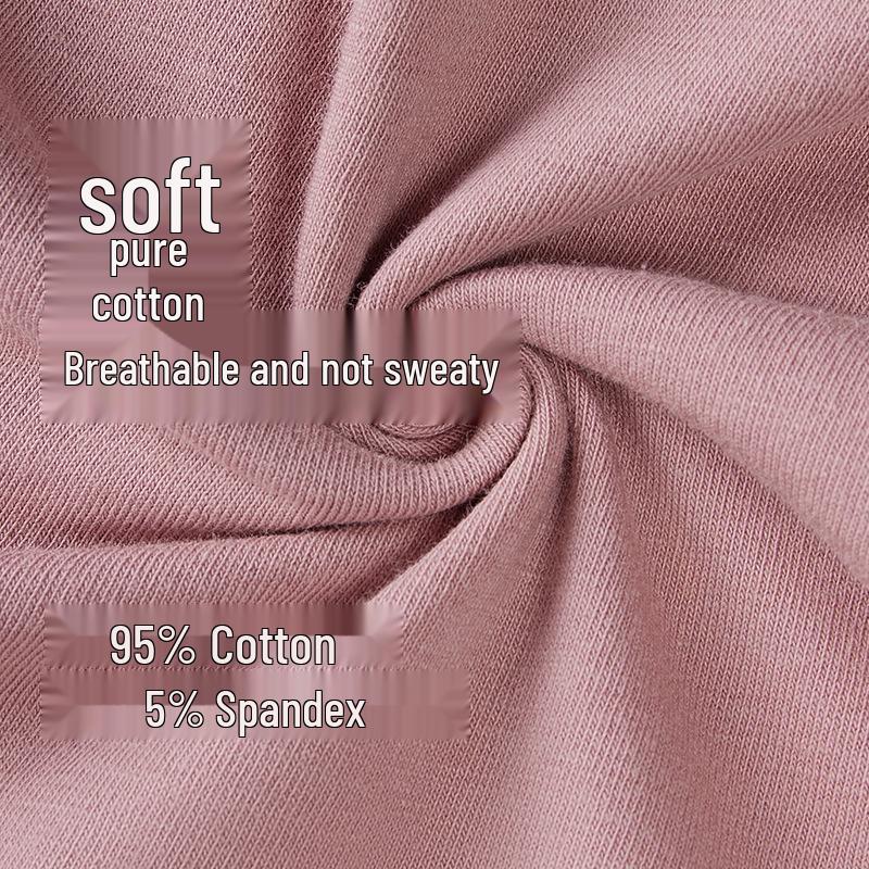 Women's Sport Extra Long Pure Cotton Breathable Anti-Chafing Boxer Briefs