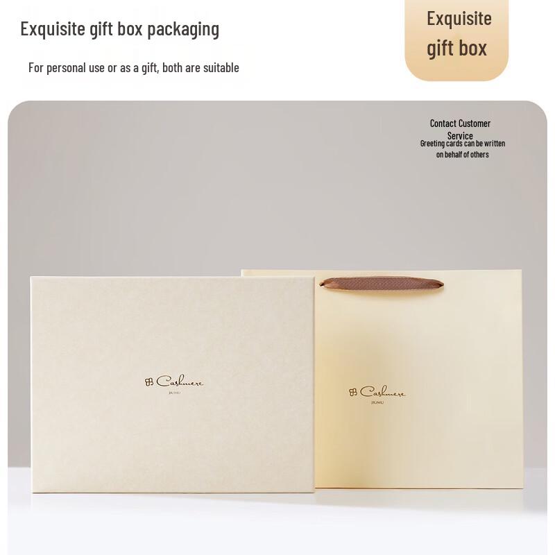 JIUMU Women's 100% Pure Cashmere Gradient Shawl Scarf