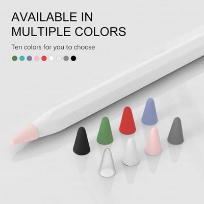 3Pcs Pen Protective Case Anti-falling Convenient Silicone Writing Stylus Cover for Apple Pencil 1/2