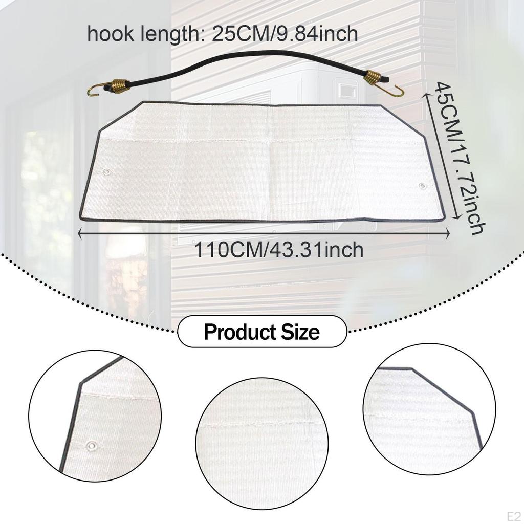 Air Conditioner Cover Protection,Heavy Duty,Dustproof,Air Conditioning Outer Aluminum Film for