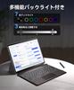 Omikamo Surface Pro Keyboard, Compatible with Surface Pro 8/9/10/X/11, JIS Standard Japanese Layout, Bluetooth 5.3, with Trackpad, 2 Pen Storage Slots